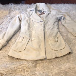 Slightly worn trench coat